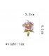 XSB252 - Elegant Camellia Pearl Brooch